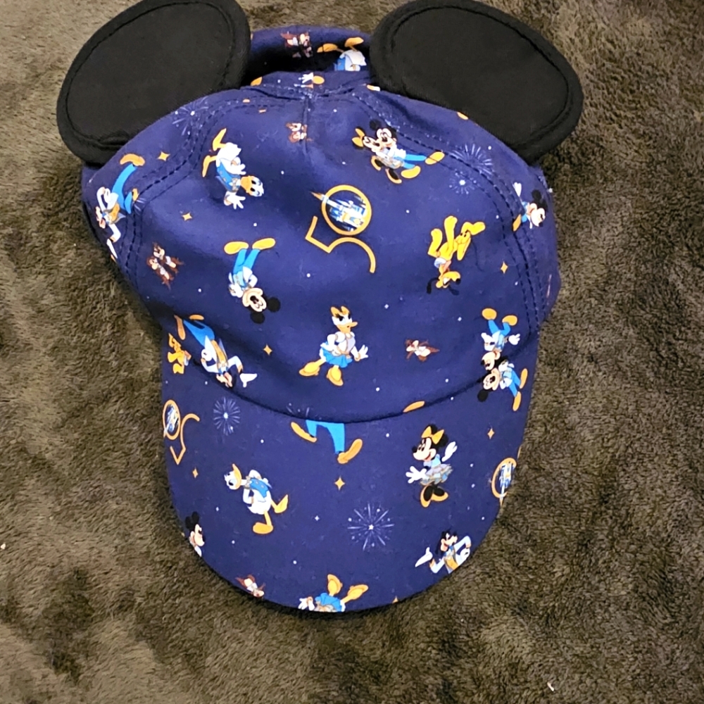 Walt Disney World 50th Anniversary Mickey Mouse & Friends Toddler Cap Hat